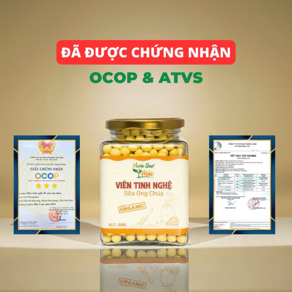 Viên Tinh Nghệ Sữa Ong Chúa Mật Ong