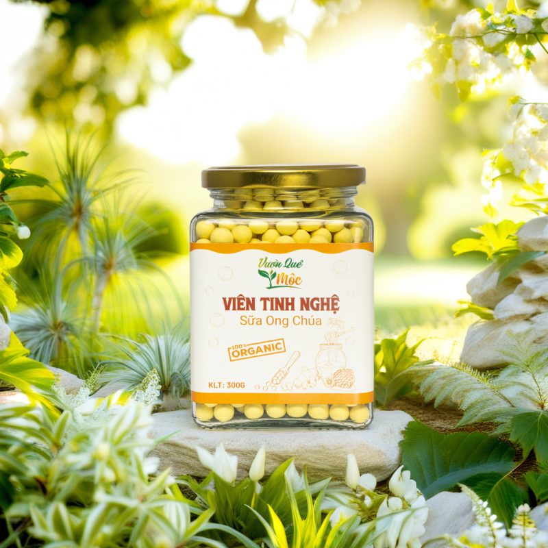 Viên Tinh Nghệ Sữa Ong Chúa Mật Ong