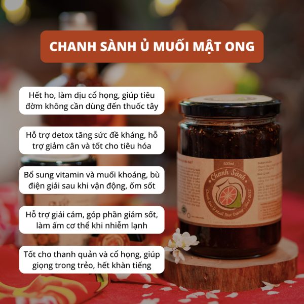 Chanh Sành Ủ Muối Mật Ong Thực Dưỡng
