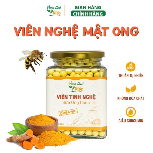 Viên Tinh Nghệ Sữa Ong Chúa Mật Ong