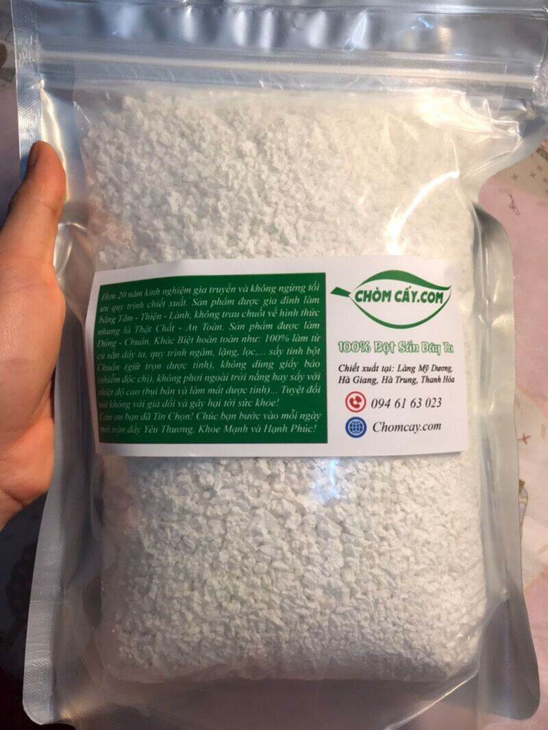 bột sắn dây Chòm Cấy